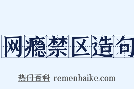 网瘾禁区造句是什么意思的图片